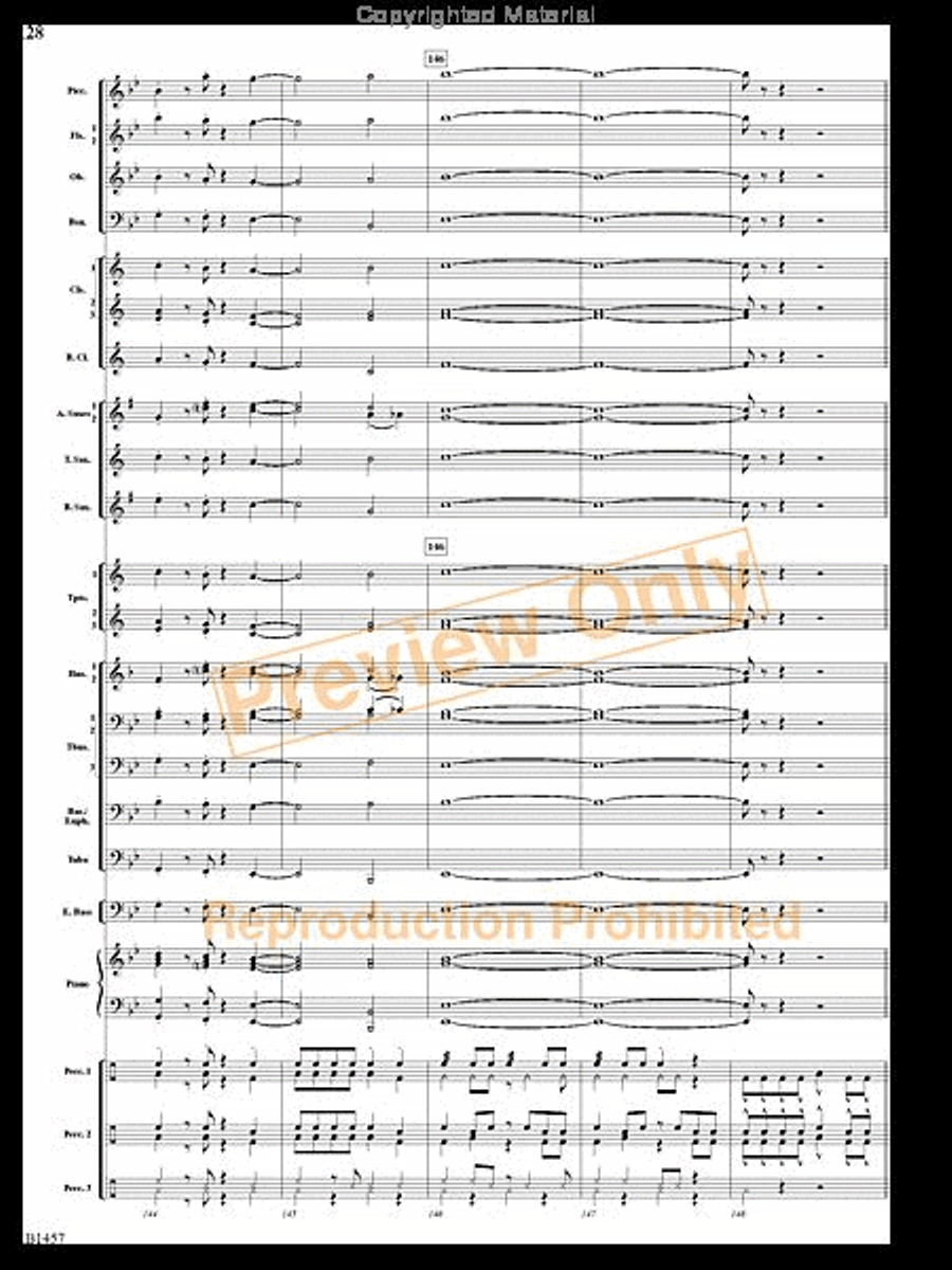 We Wish You a Mambo Christmas Concert Band scores gallery preview page 27