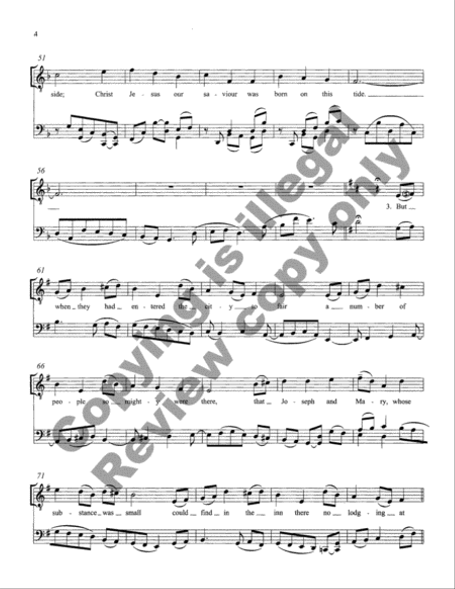 Silent Night-A Christmas Collection: At Bethlehem Proper TB scores gallery preview page 5