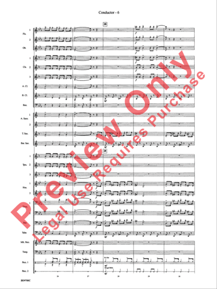 Holiday Cheers Holiday Cheers Concert Band scores gallery preview page 8