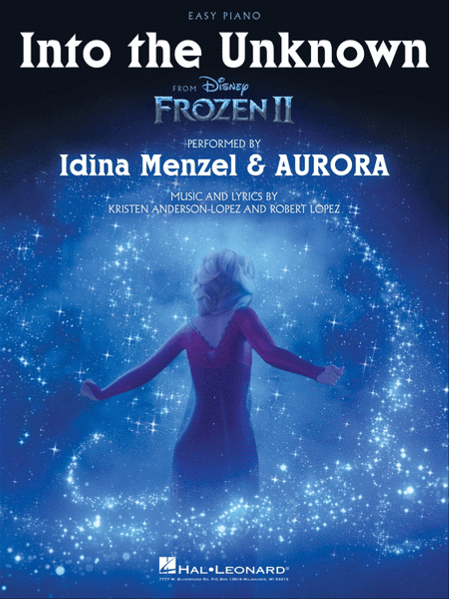 Into the Unknown (from Frozen 2) - Easy Piano Sheet Music Easy Piano scores gallery preview page 1
