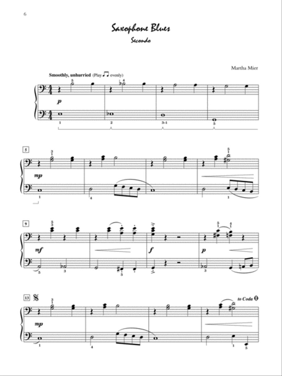 Jazz, Rags & Blues for Two, Book 2 Small Ensemble scores gallery preview page 3