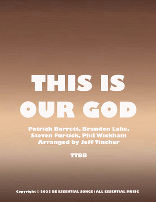 Book cover for This Is Our God