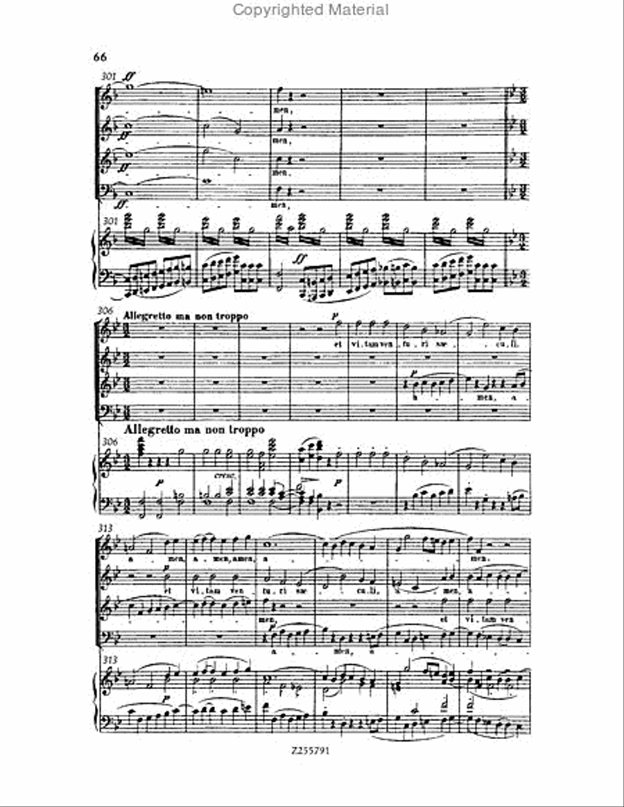 Missa Solemnis, Op.123 Choir scores gallery preview page 66