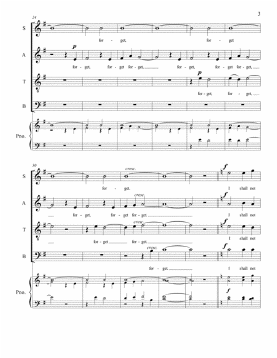 When I Am Dead, My Dearest 4-Part scores gallery preview page 3