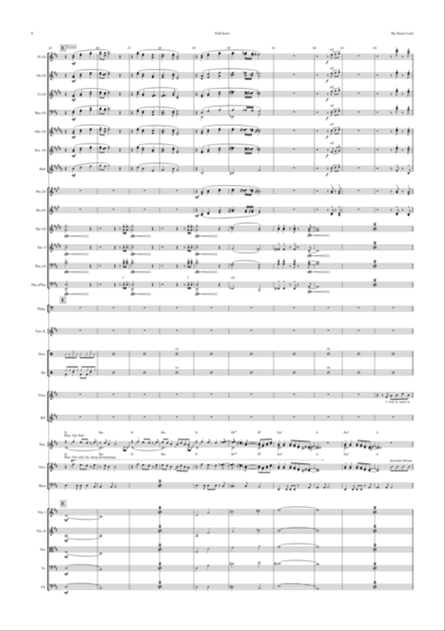 My Sweet Lord Full Orchestra scores gallery preview page 6