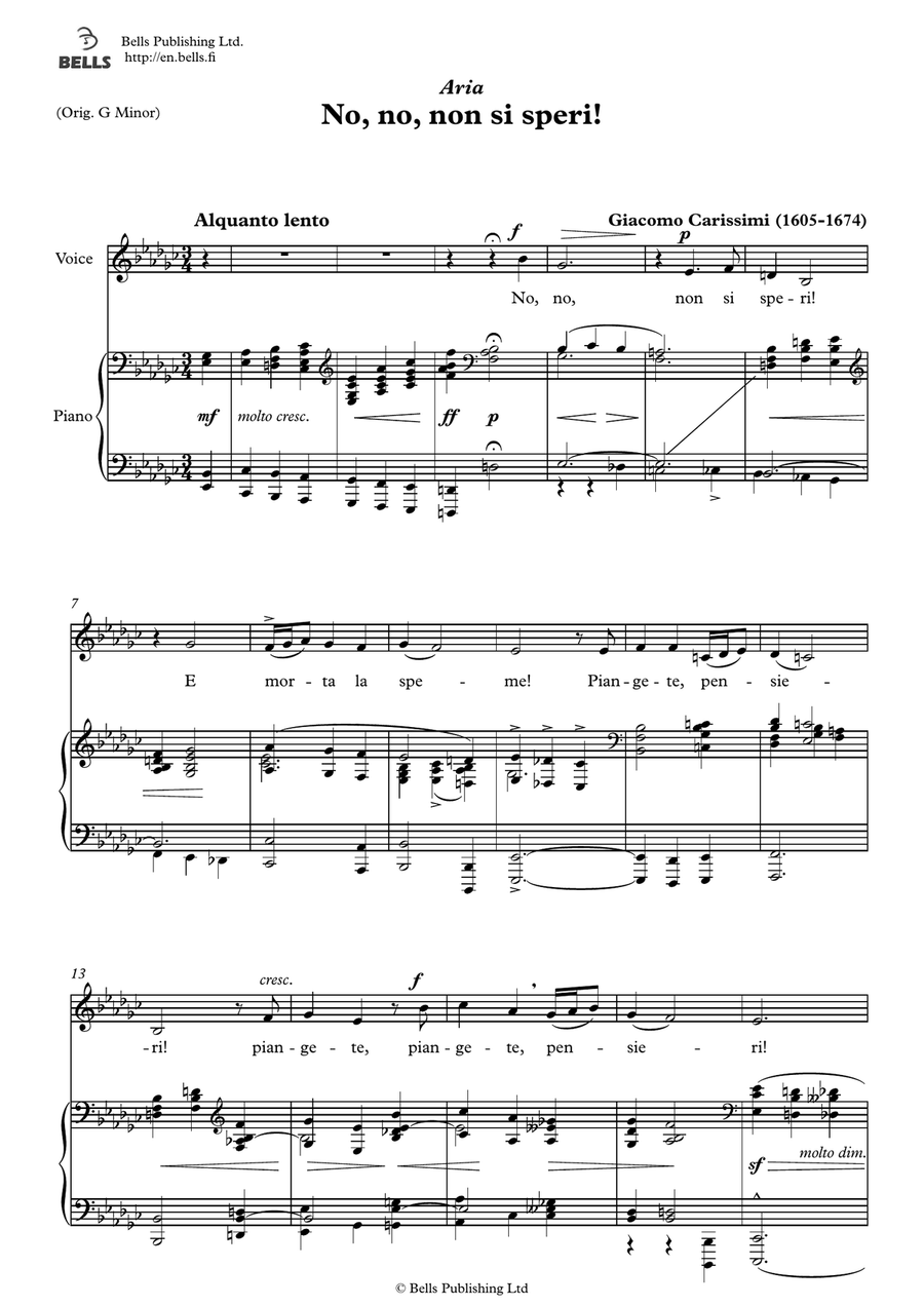 No, no, non si speri! (E-flat minor)