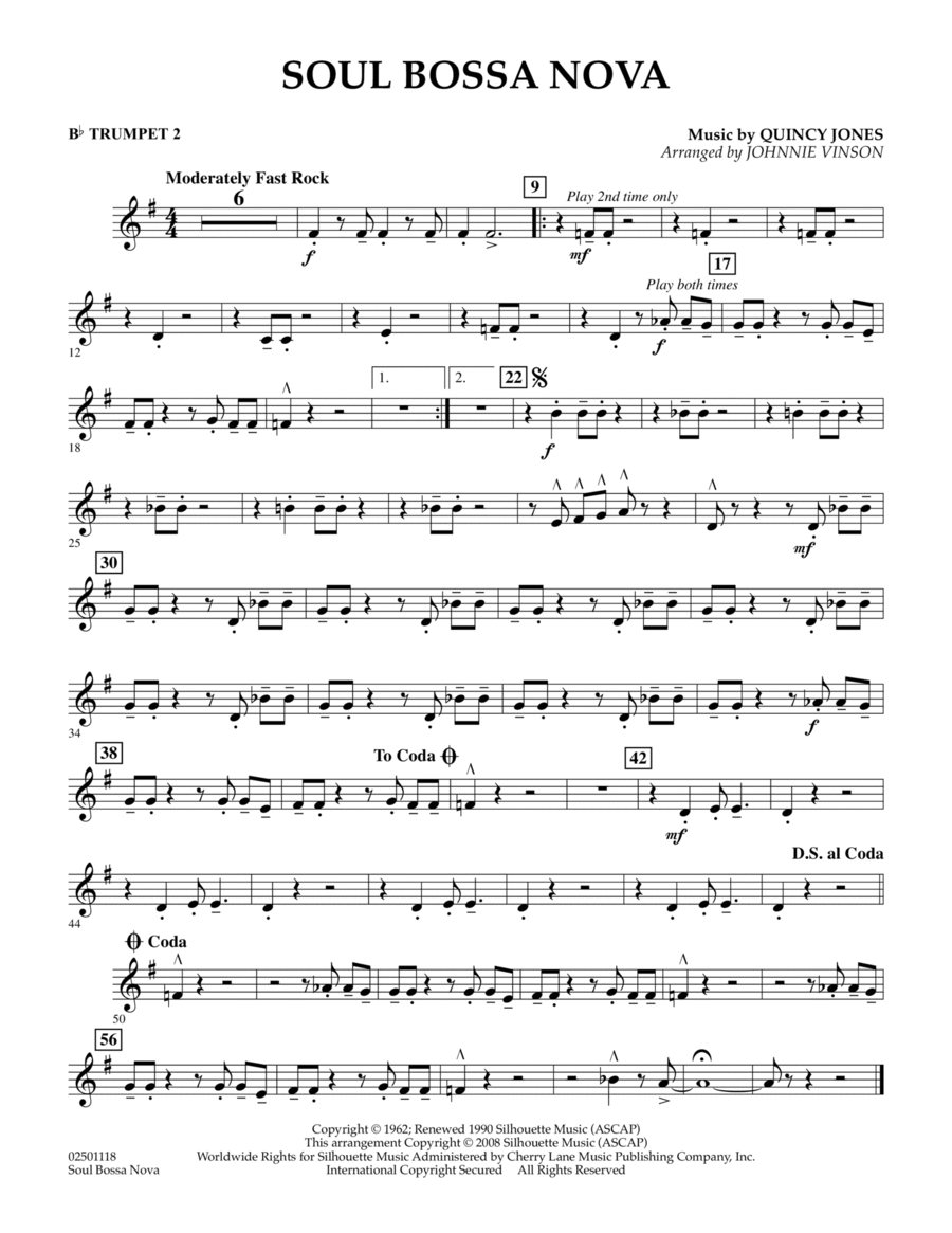 Soul Bossa Nova - Bb Trumpet 2