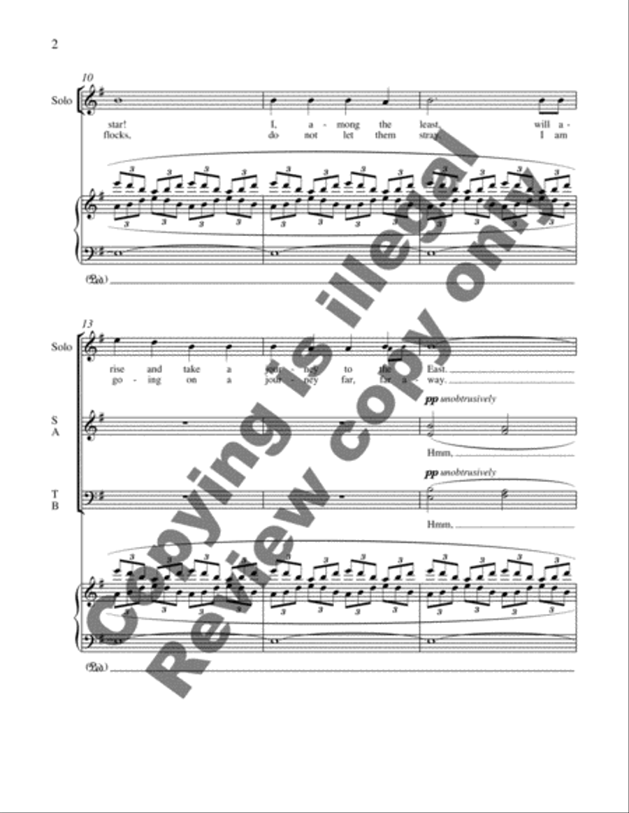 Shepherd's Song at Christmas Divisi scores gallery preview page 4