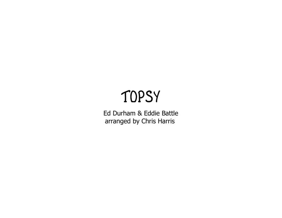 Topsy Jazz Ensemble scores gallery preview page 1
