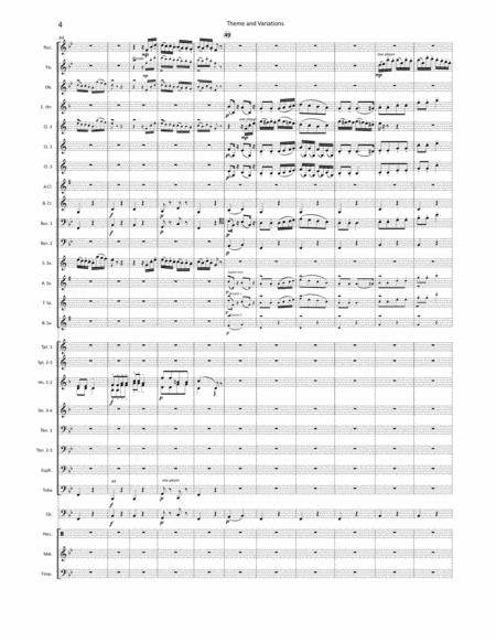 Theme and Variations (Andante) from Symphony No. 94 ("Surprise") image number null