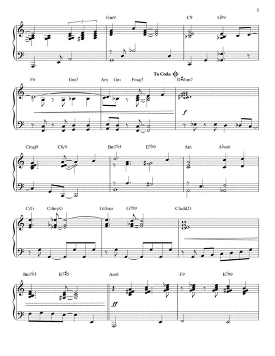 You'd Be So Nice To Come Home To [Jazz version] (arr. Brent Edstrom)