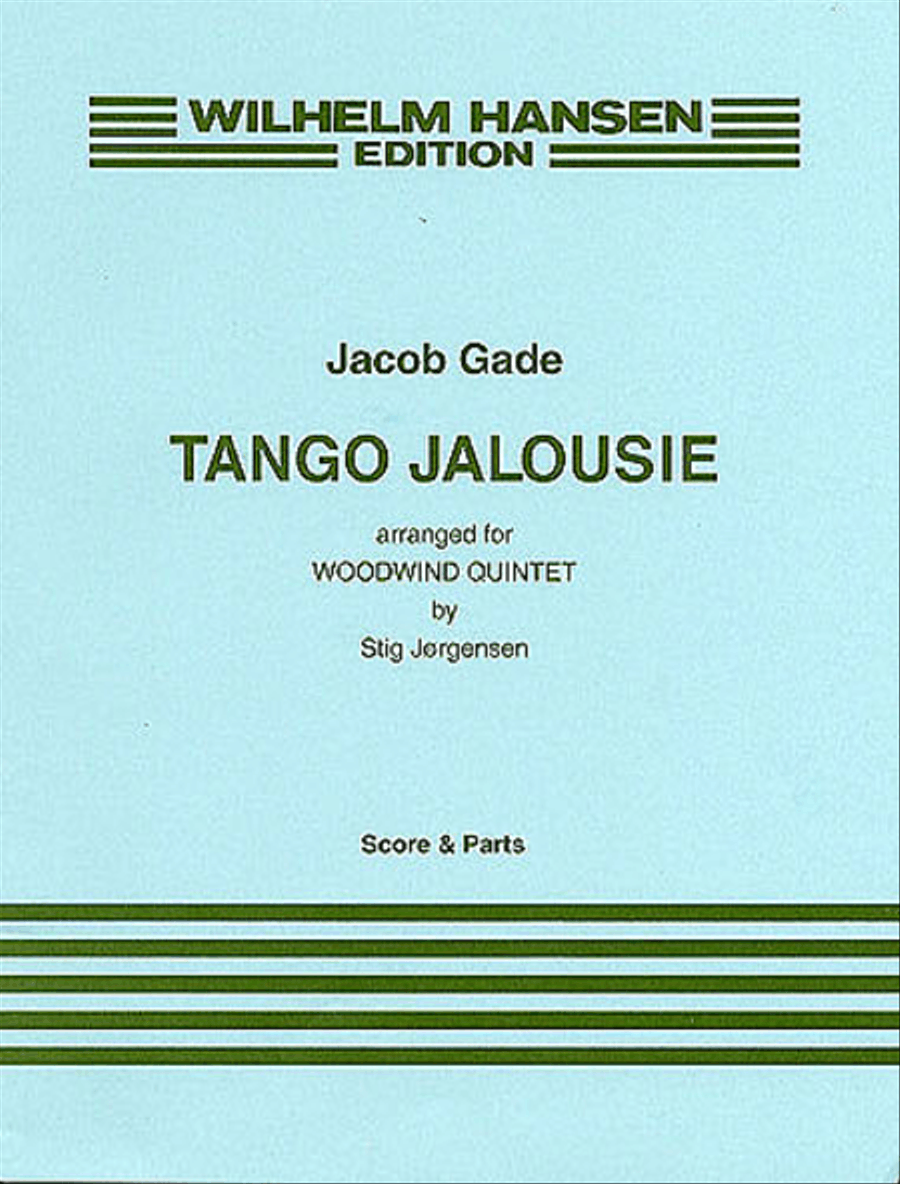 Jacob Gade: Tango Jalousie Woodwind Quintet scores gallery preview page 1