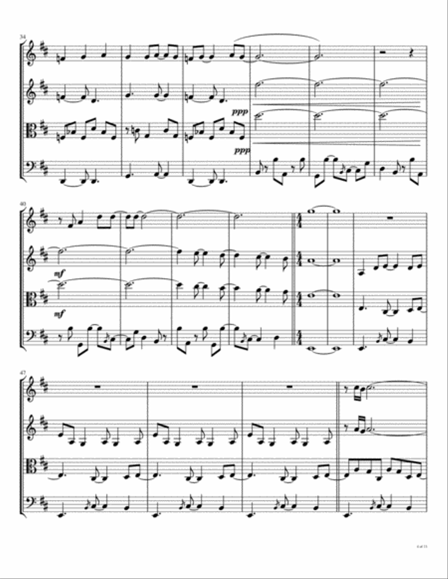 Guinnevere String Quartet scores gallery preview page 5