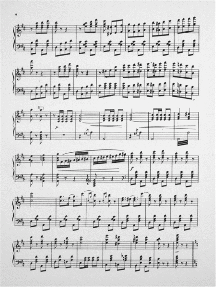 An Afternoon in MIdway Plaisance. Fantasie for Piano Piano Solo scores gallery preview page 3