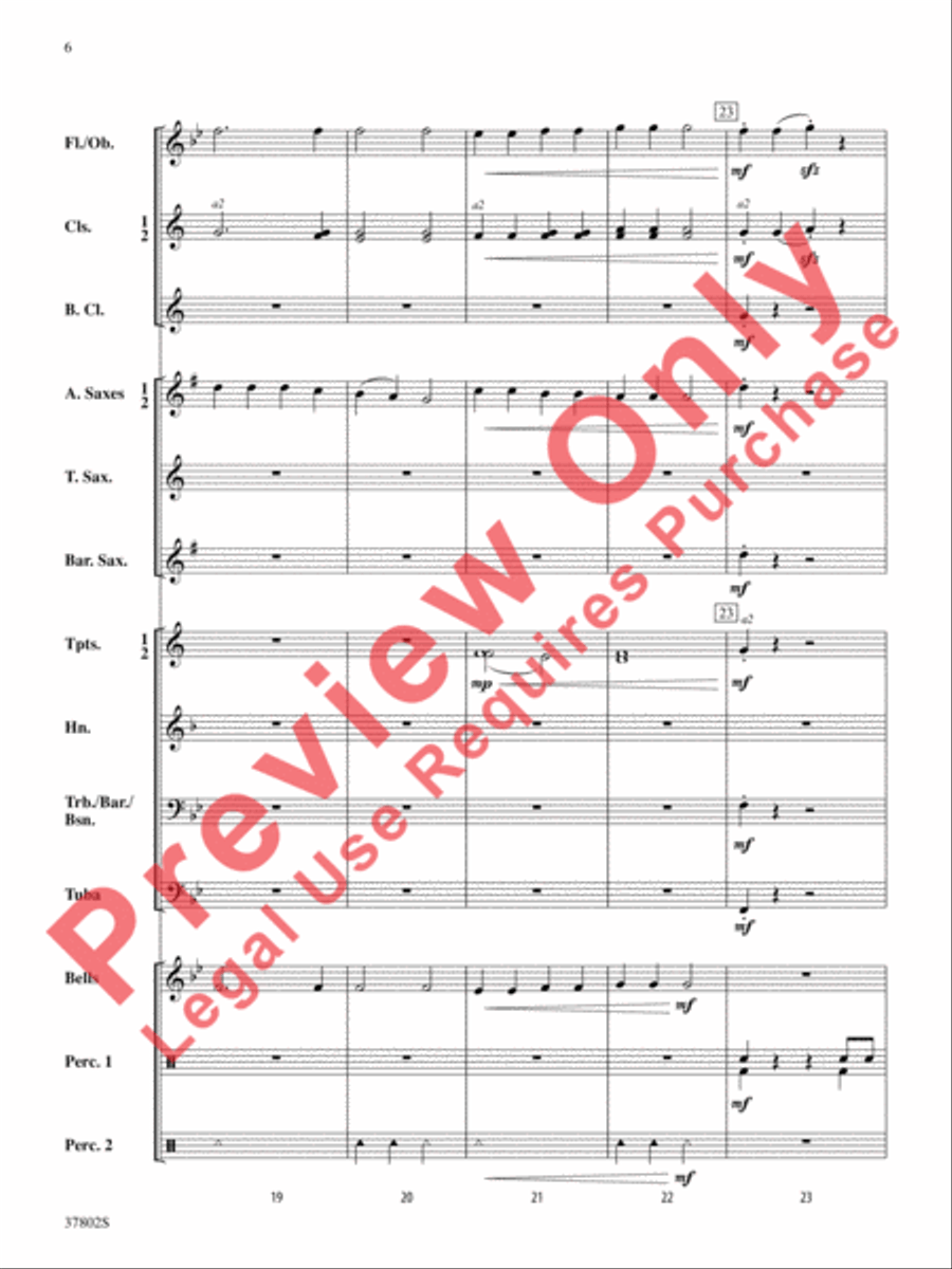 Huckleberry Hedgehog Huckleberry Hedgehog Concert Band scores gallery preview page 6