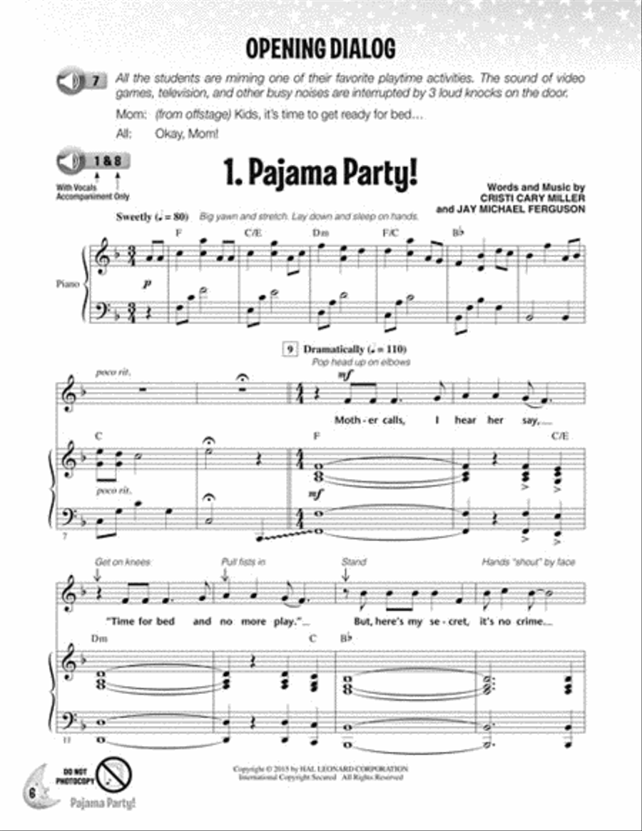 Pajama Party! Choir scores gallery preview page 2