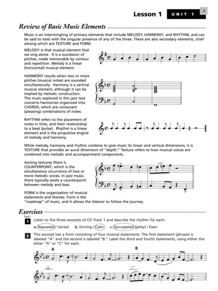 Alfred's Essentials of Jazz Theory (Teacher's Answer Key)