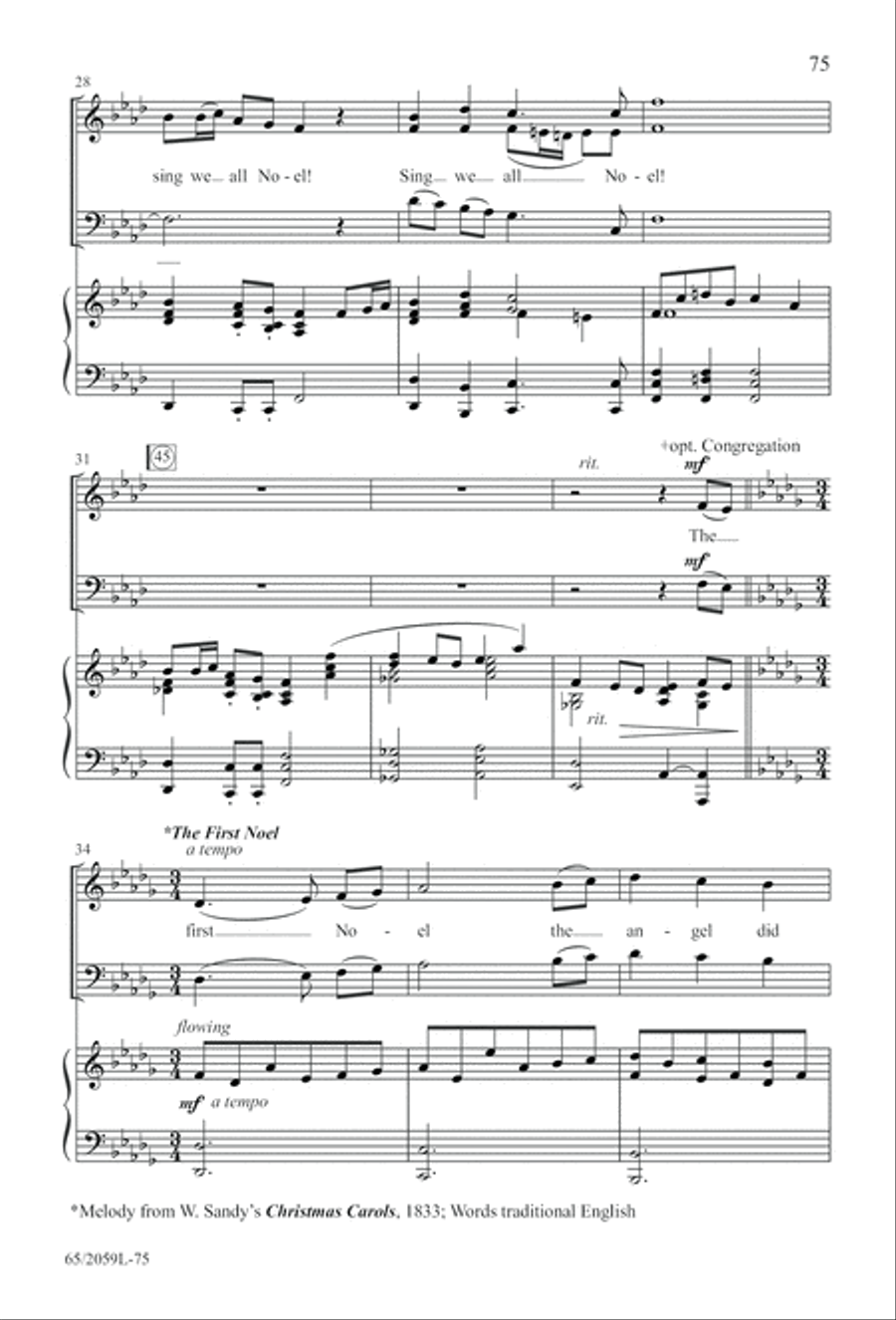 The Christmas Story The Christmas Story 3-Part scores gallery preview page 76