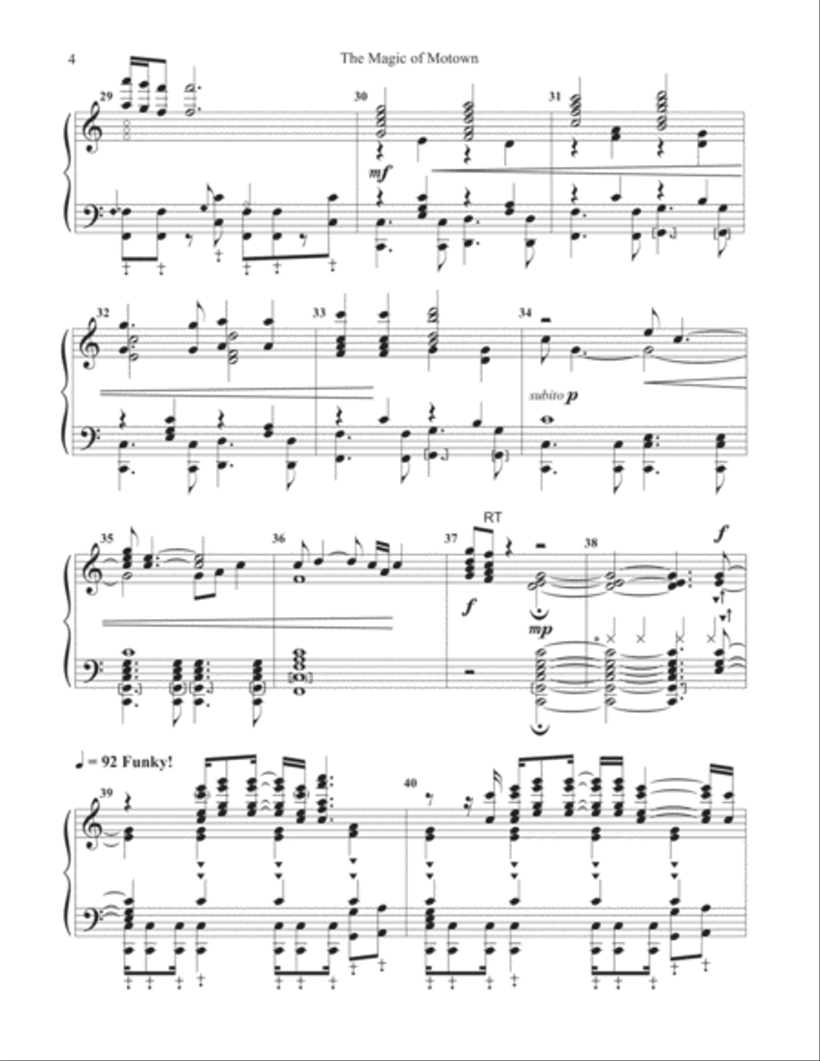 My Girl Small Ensemble scores gallery preview page 4