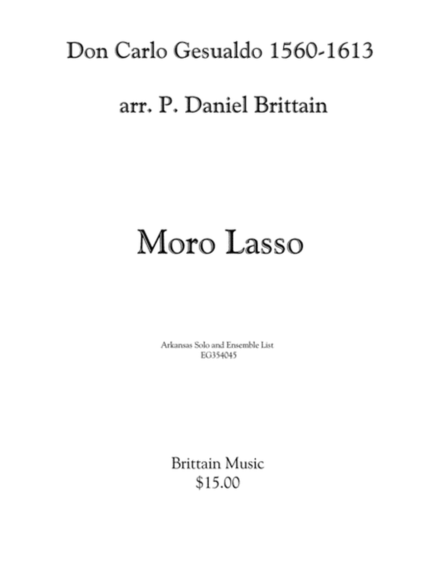 Moro Lasso brass quintet
