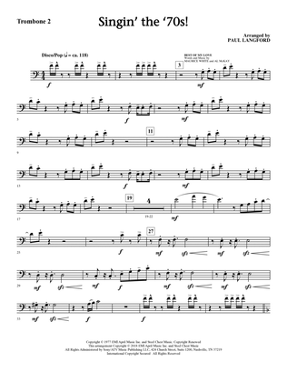 Singin' The 70's (arr. Paul Langford) - Trombone 2