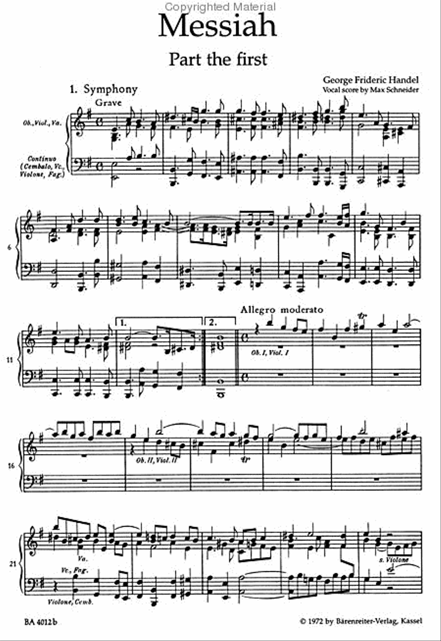 Messiah, HWV 56 SSATB scores gallery preview page 3