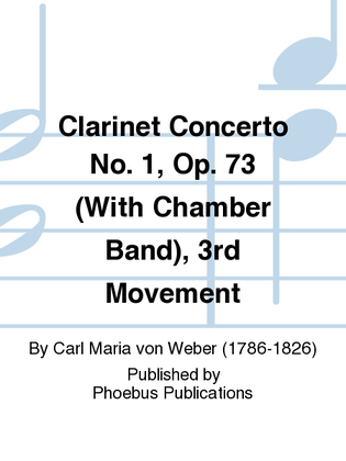 Book cover for Clarinet Concerto No. 1, Op. 73 (With Chamber Band), 3rd Movement