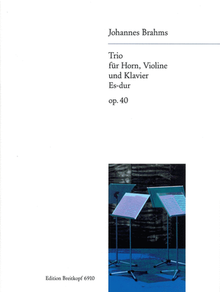 Book cover for Trio in Eb major Op. 40