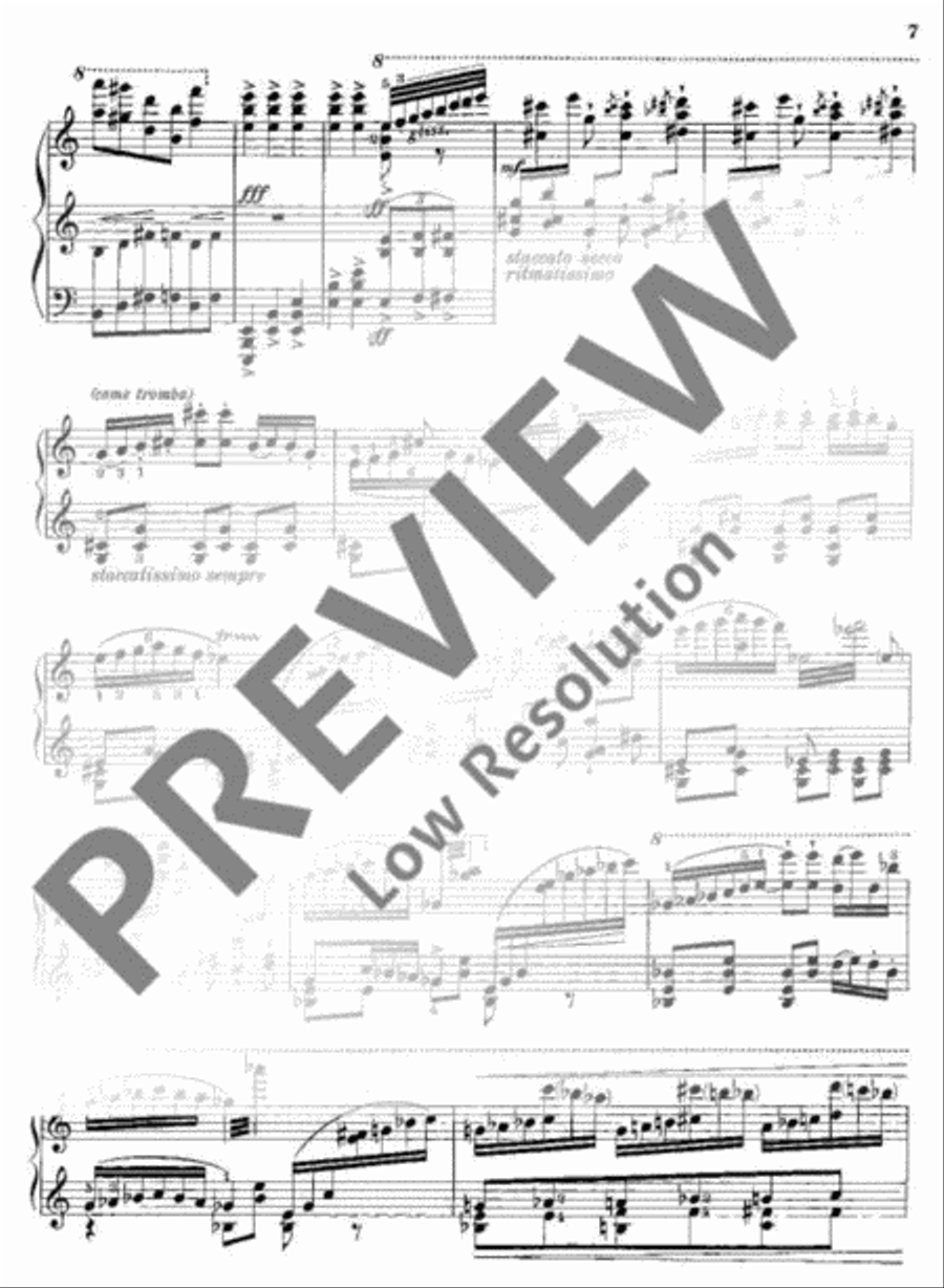 L'Oiseau de feu - The Firebird Piano Solo scores gallery preview page 8