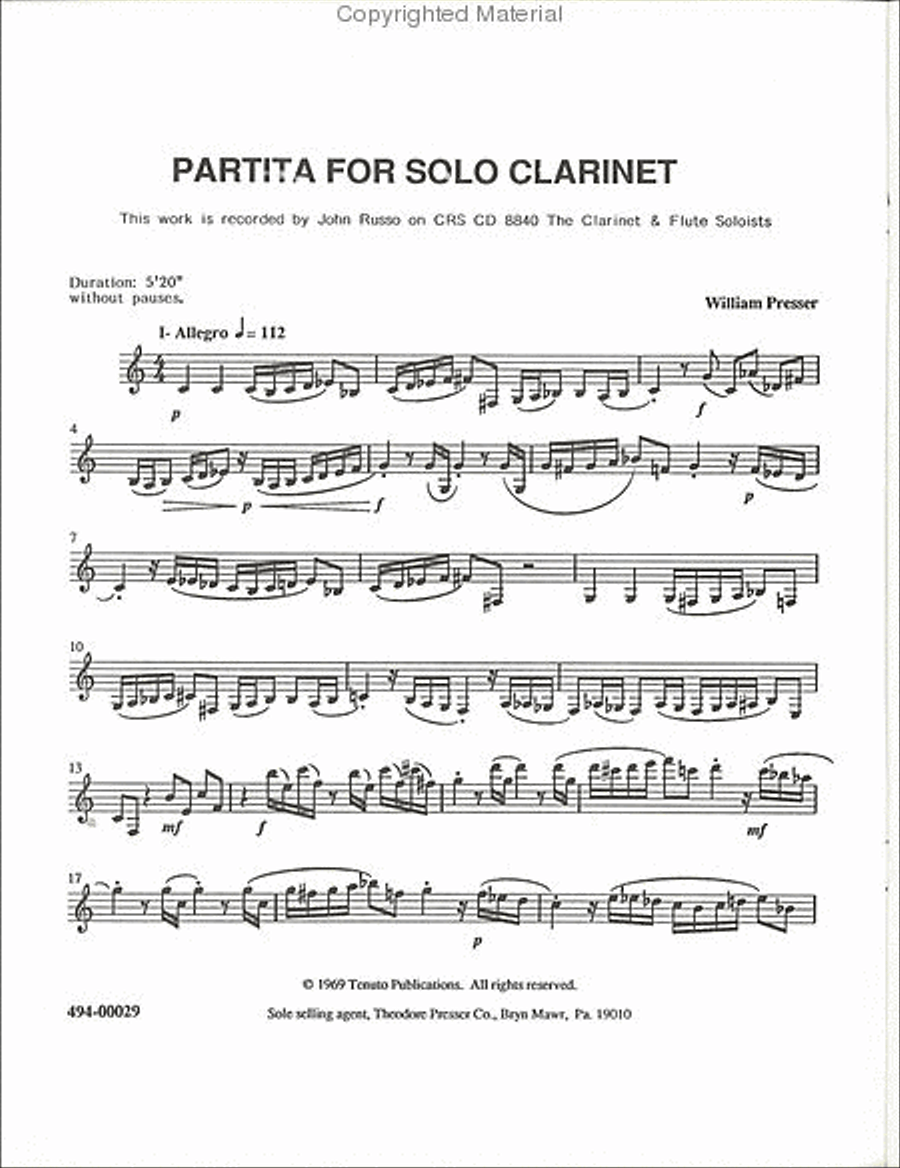 Partita Chamber Music scores gallery preview page 2