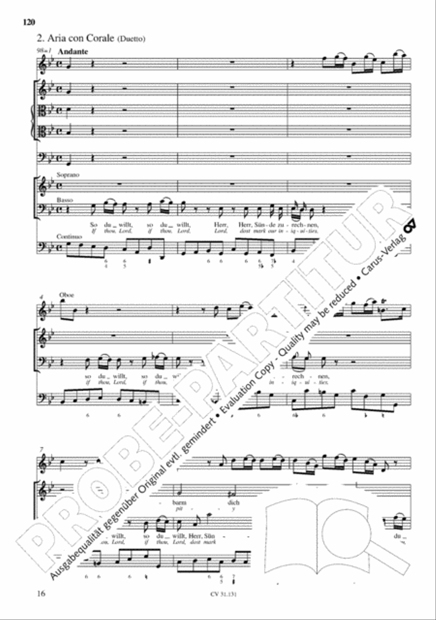 The Complete Sacred Vocal Works (Das geistliche Vokalwerk) Voice scores gallery preview page 121