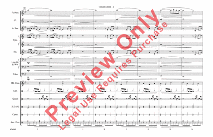 Girls Like You Marching Band scores gallery preview page 3