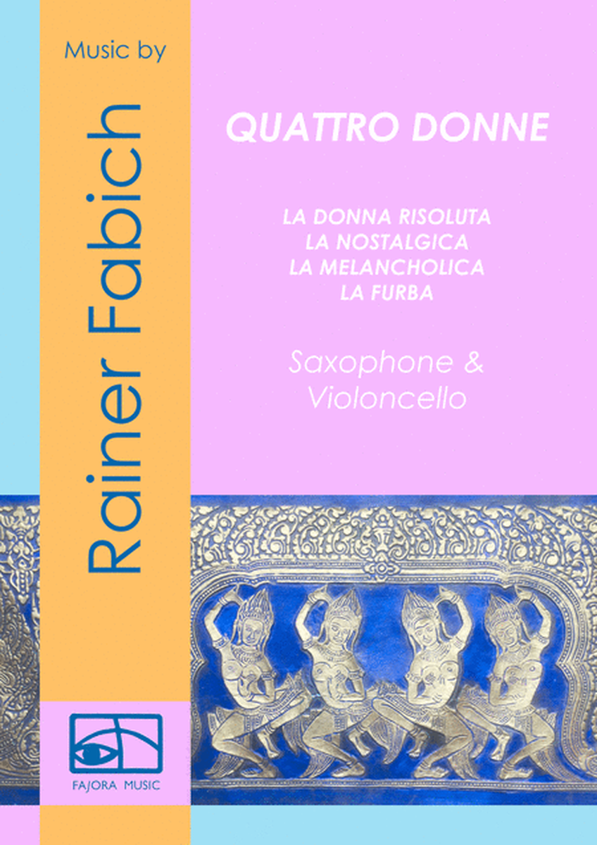 QUATTRO DONNE (Four ladies) for Saxophone & Cello image number null