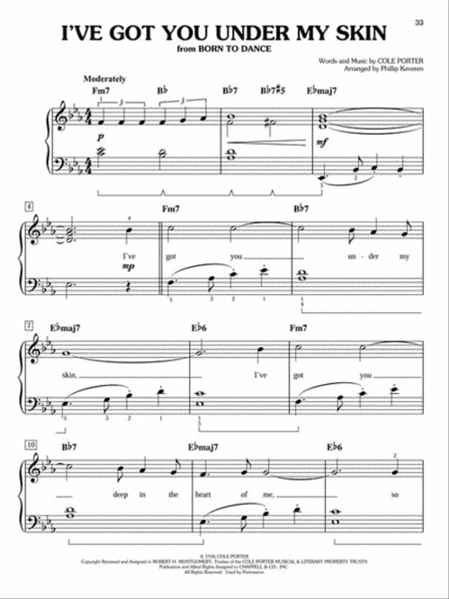 Jazz Standards – 2nd Edition Easy Piano scores gallery preview page 3