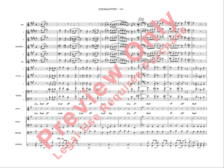 A Salute to Benny Goodman Jazz Ensemble scores gallery preview page 16