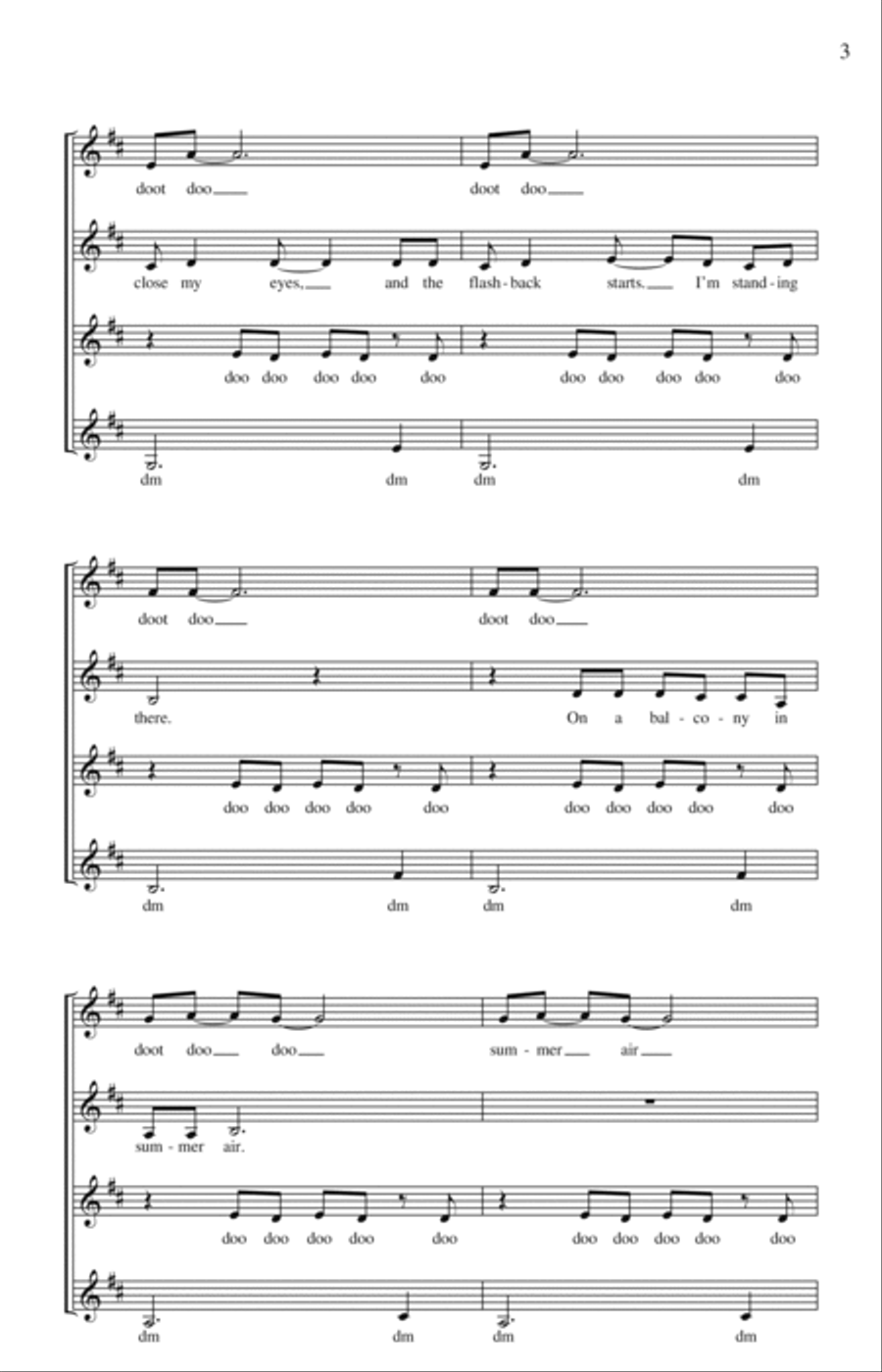 Love Story (arr. Deke Sharon) SSA scores gallery preview page 2