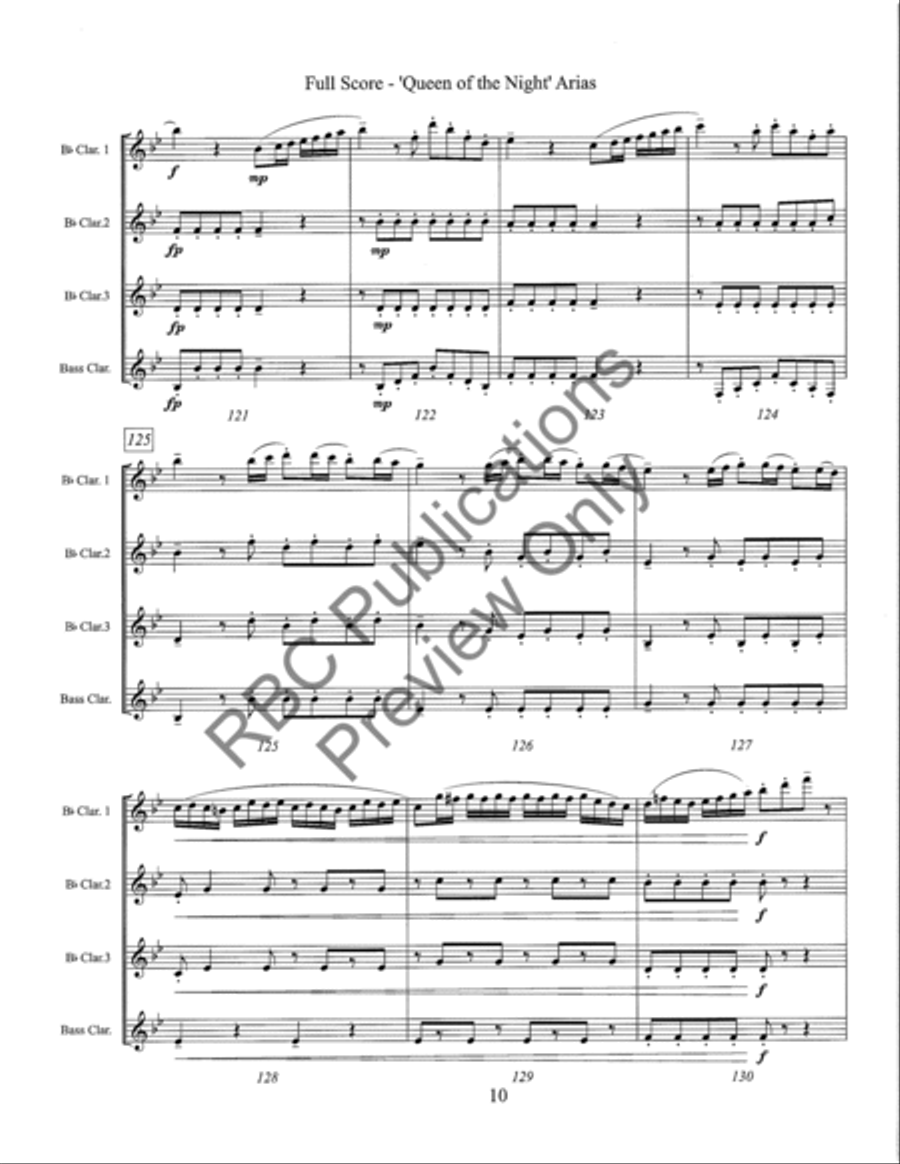 The Queen Of The Night Arias Voice Solo scores gallery preview page 12