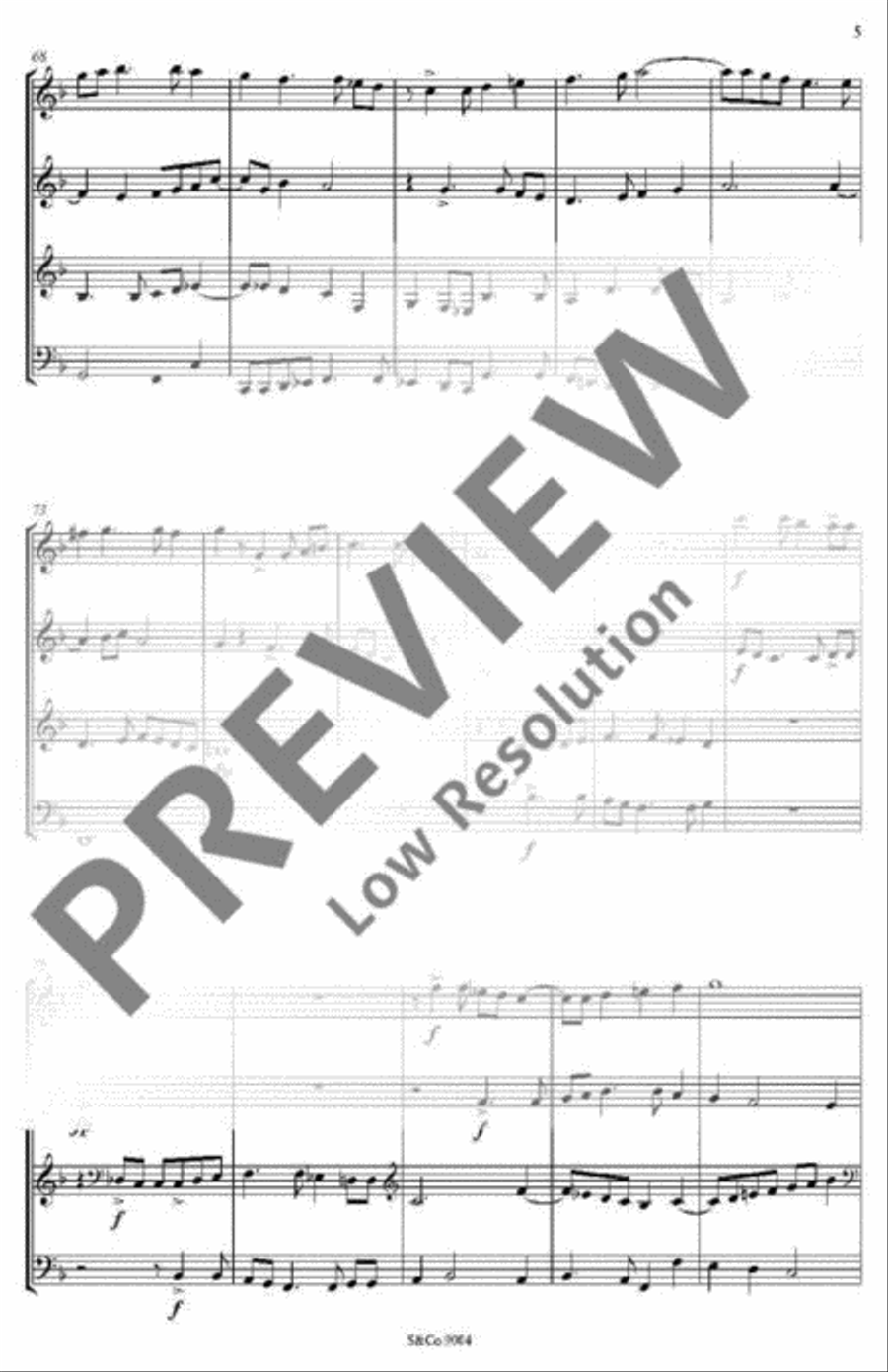 Fantazia 6 Fantazia 6 Saxophone Quartet scores gallery preview page 6