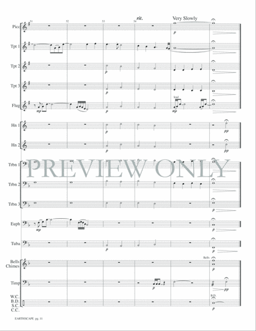 Earthscape Earthscape Small Ensemble scores gallery preview page 13