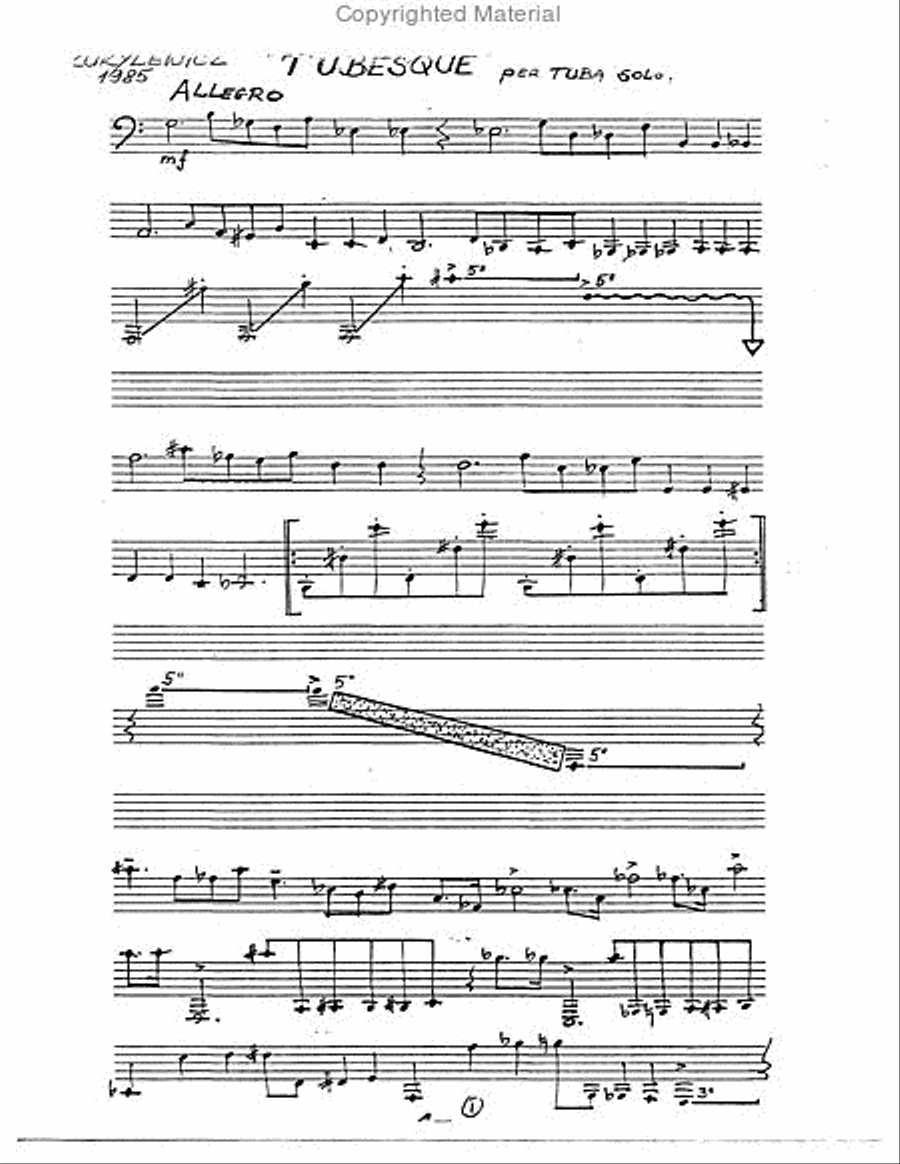 <br>Sheet music extract