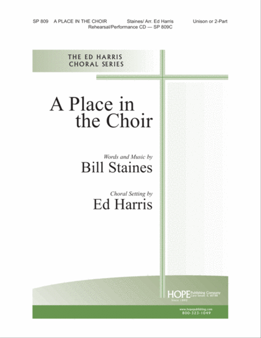 A Place in the Choir 2-Part scores gallery preview page 1