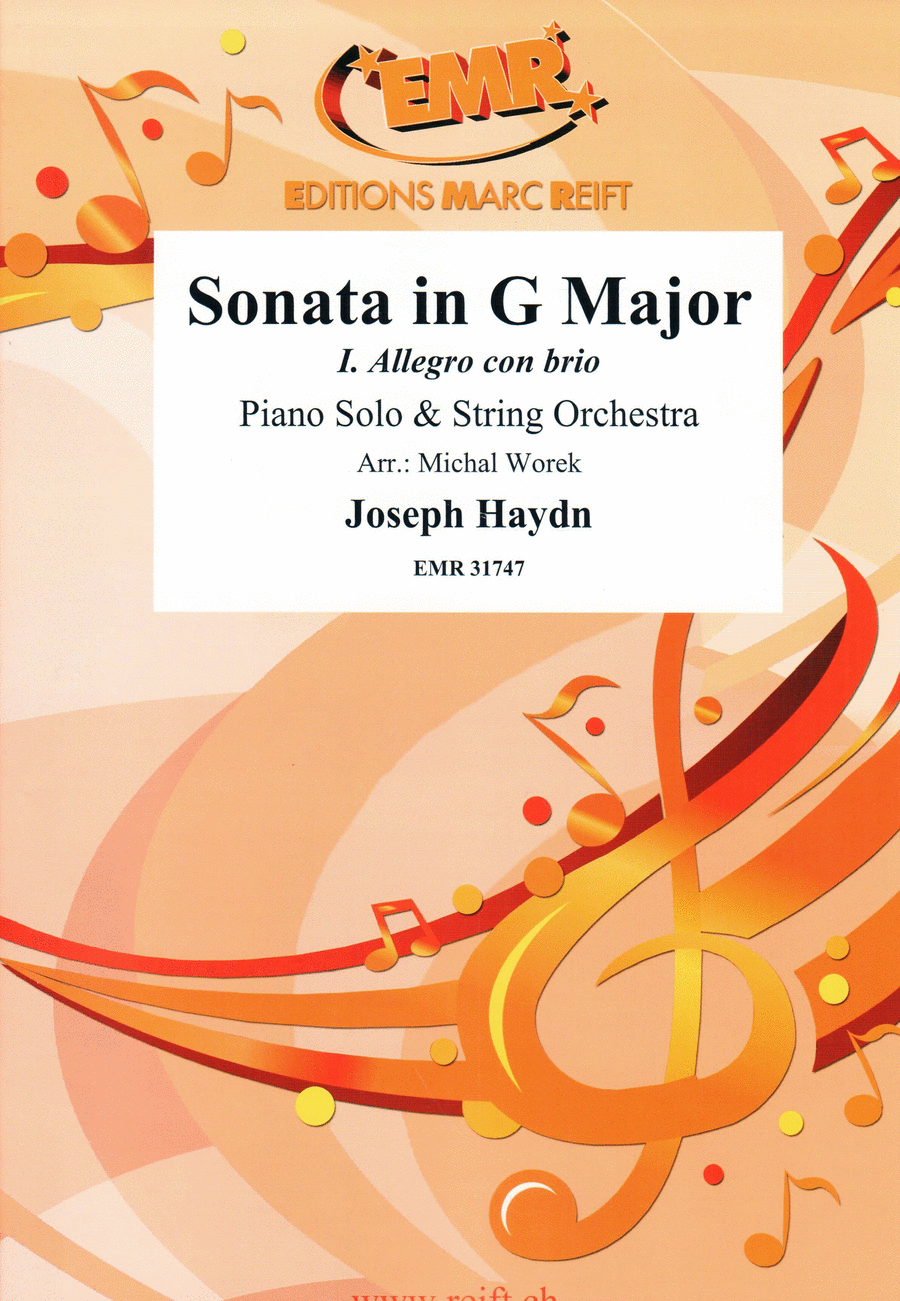 Sonata in G Major Sonata in G Major String Orchestra scores gallery preview page 1