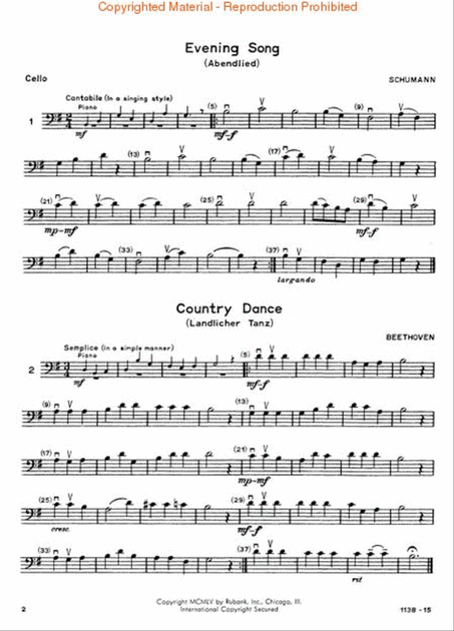 Dorian Album String Duet scores gallery preview page 7