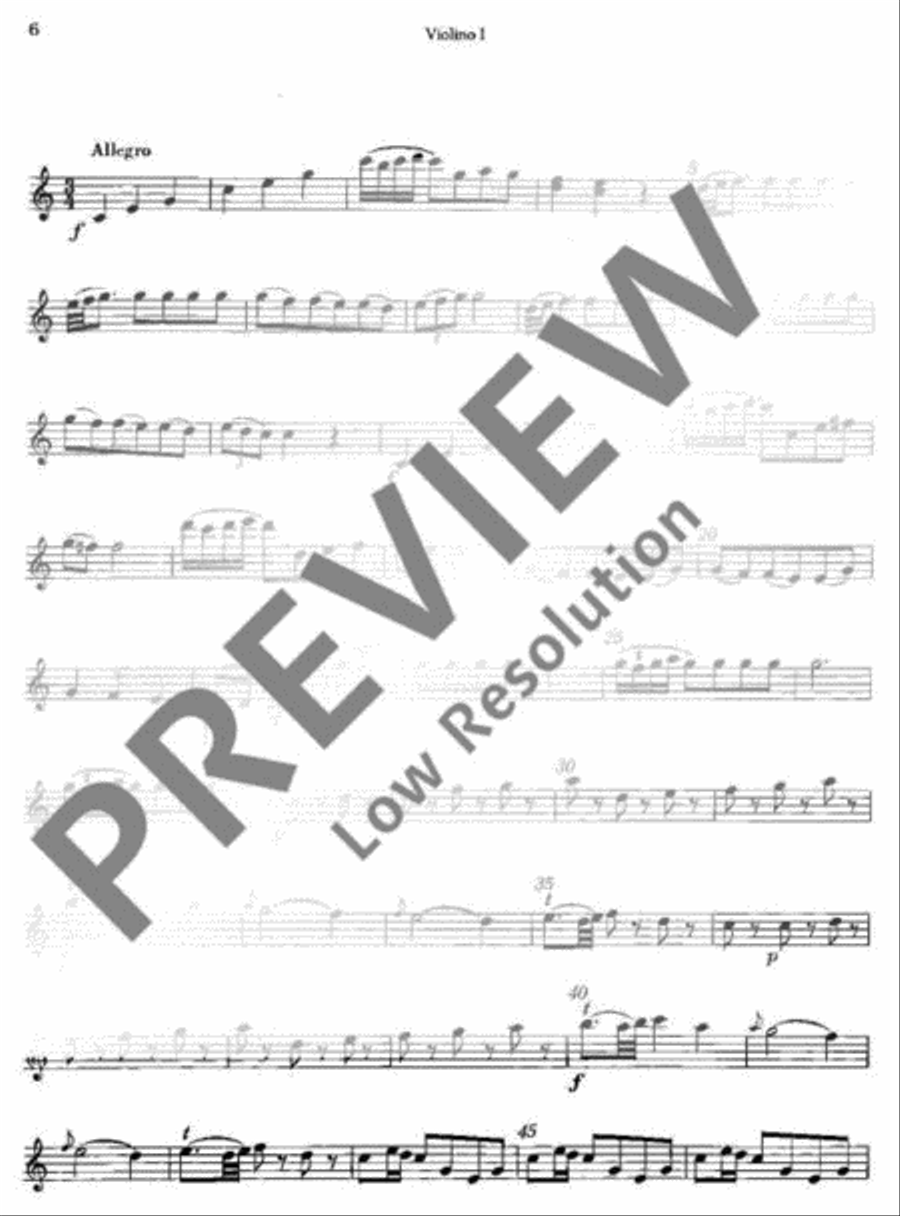Concerto No. 1 C Major Violin scores gallery preview page 7