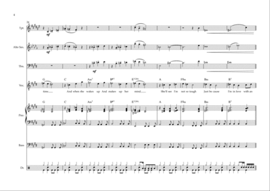 Uptown Girl Alto Saxophone scores gallery preview page 4