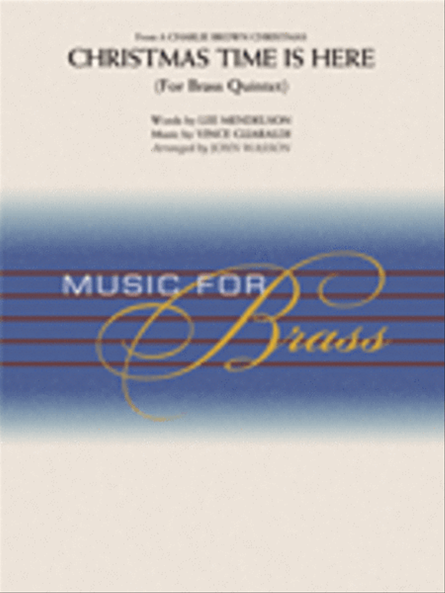 Christmas Time Is Here Brass Quintet scores gallery preview page 1