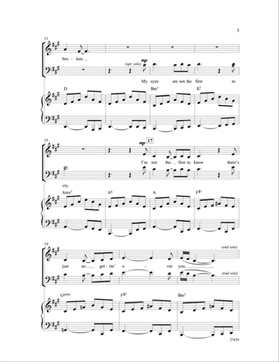 Hopelessly Devoted to You 4-Part scores gallery preview page 14