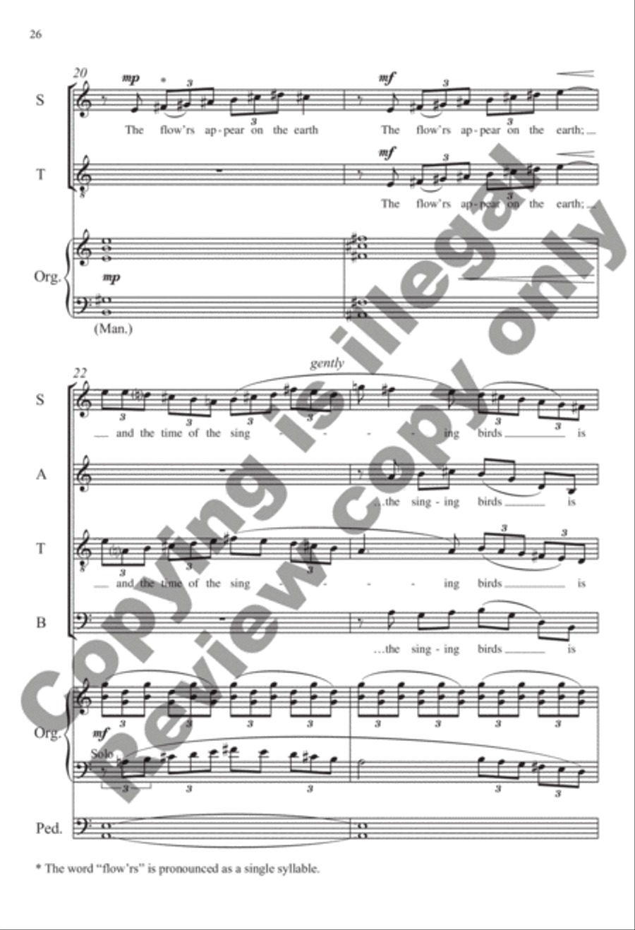 Selected Sacred Choral Works of Julian Wachner, Volume 1 4-Part scores gallery preview page 34