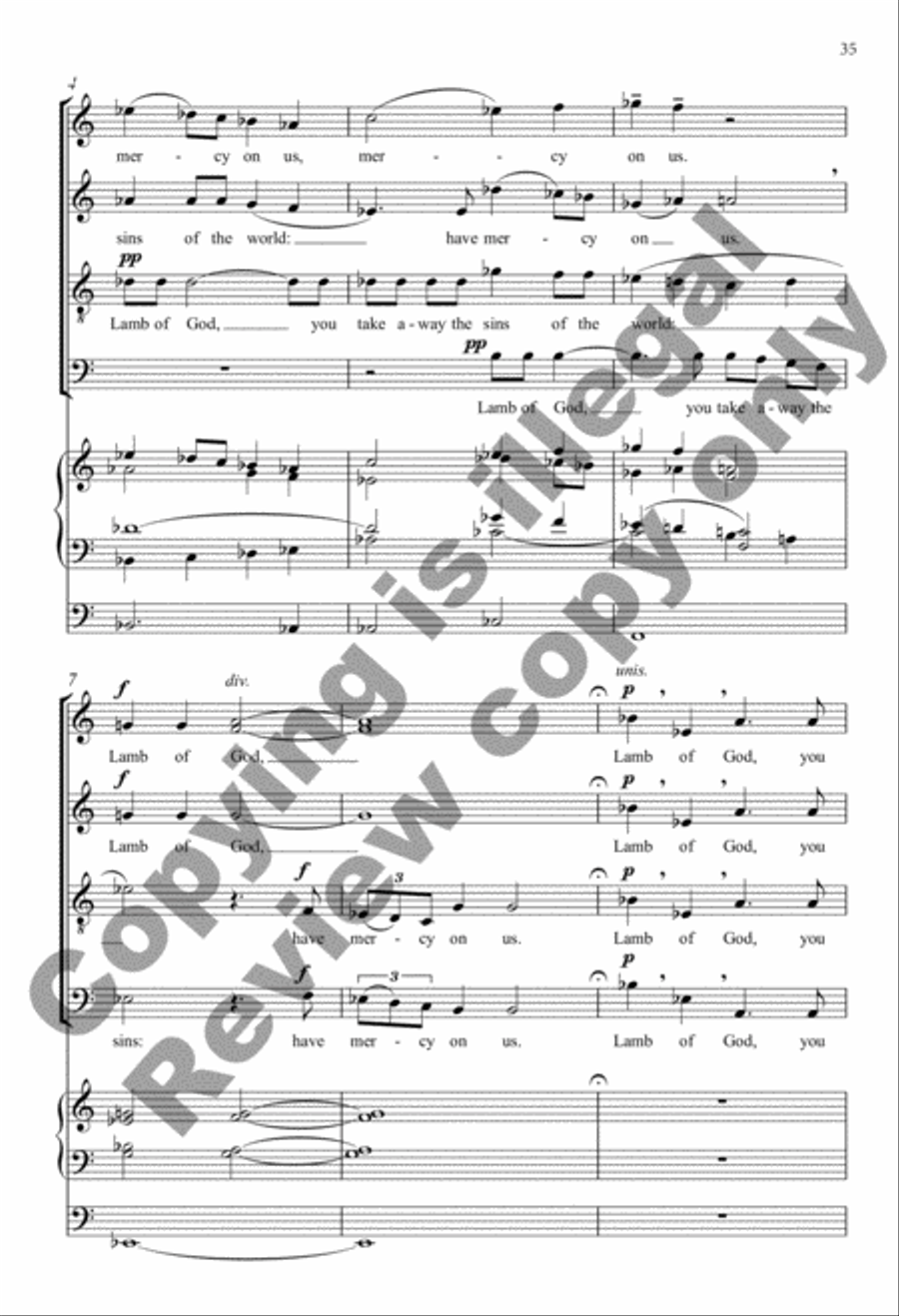 Selected Sacred Choral Works of Julian Wachner, Volume 2 4-Part scores gallery preview page 18