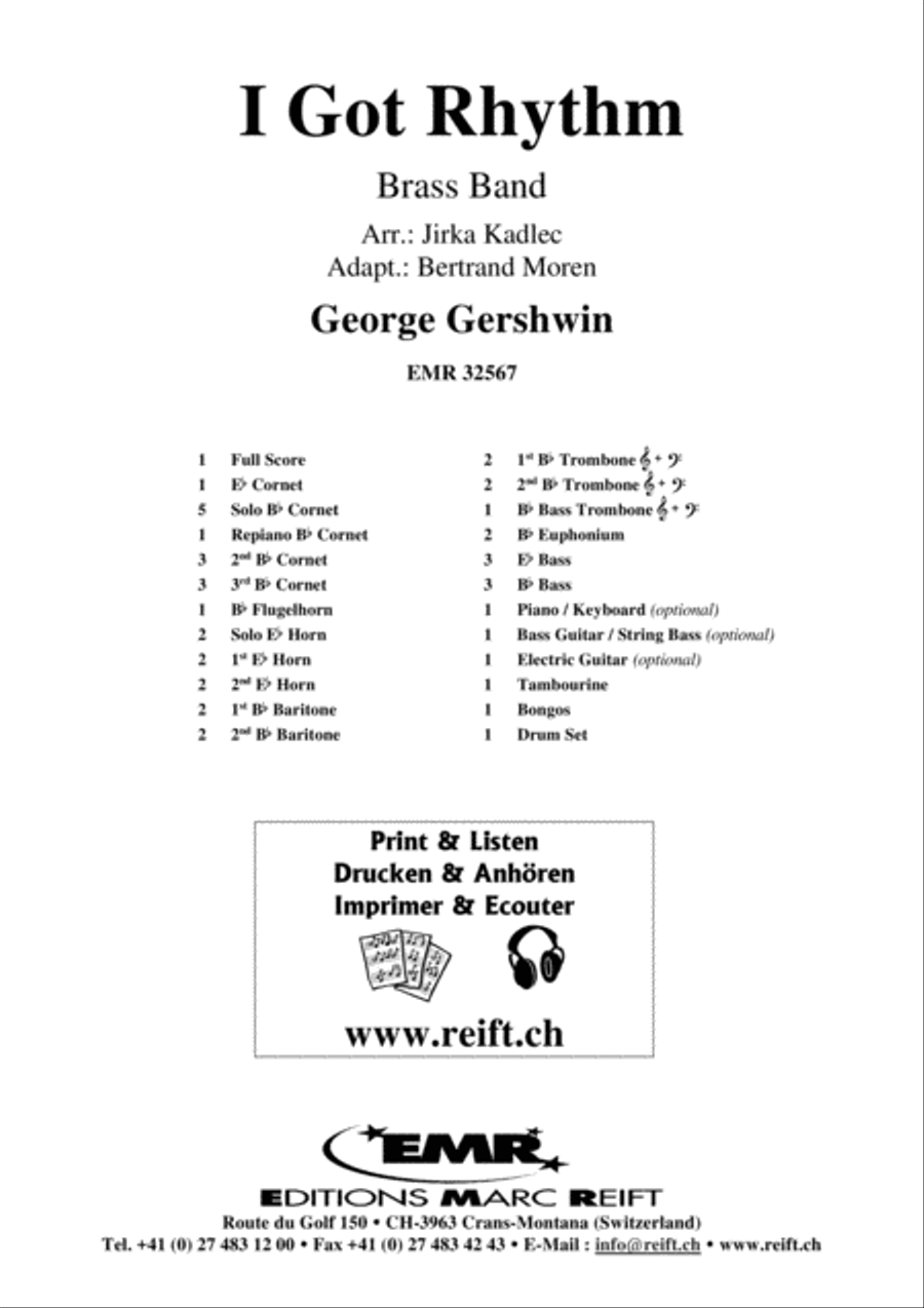 I Got Rhythm Brass Band scores gallery preview page 2